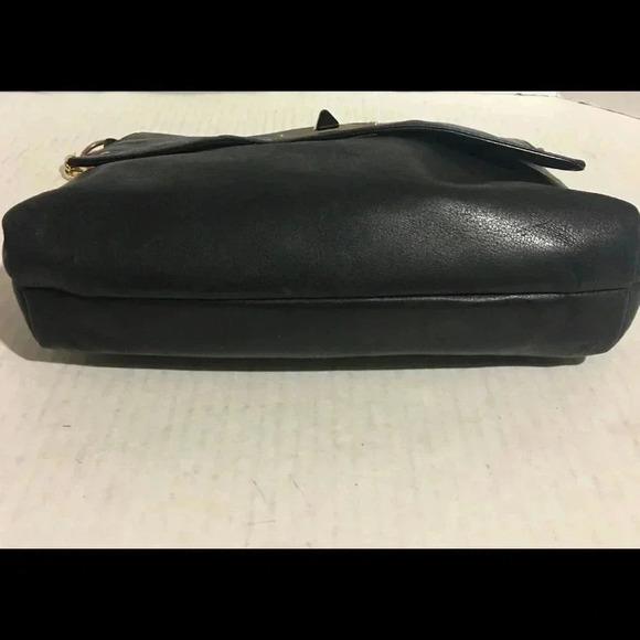 Club Monaco black leather hobo handbag - Picture 3 of 8
